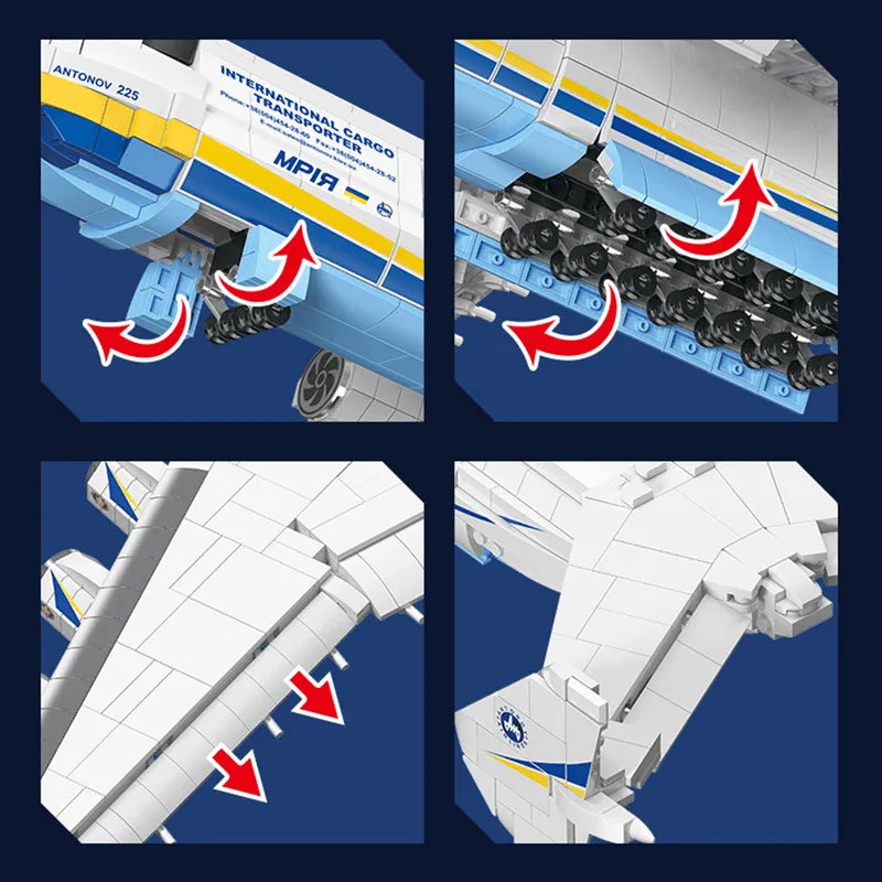 The Antonov AN-225 1727pcs-3